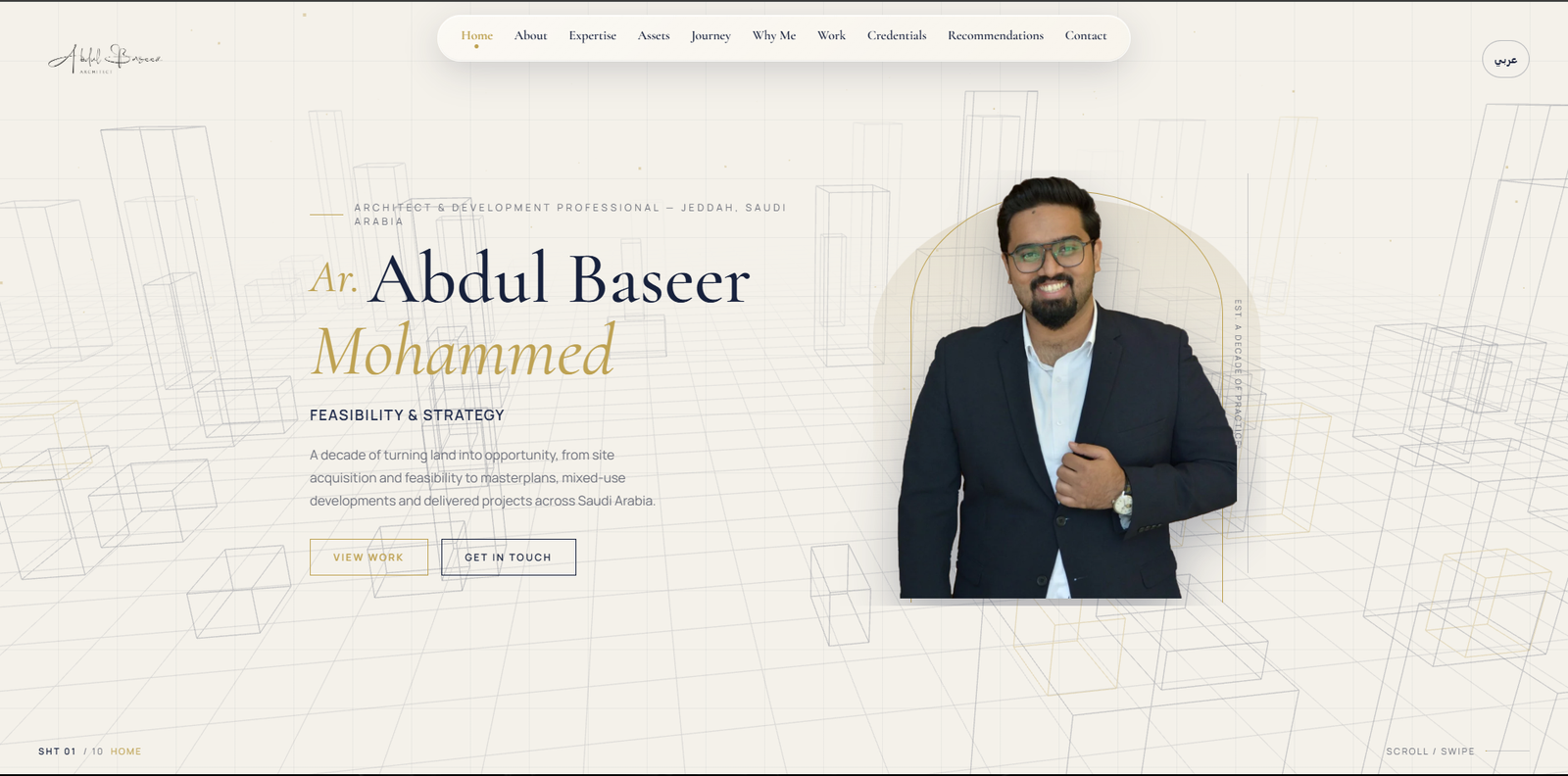 Ar. Abdul Baseer — Architect Portfolio